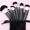 Professional Makeup Brush Set 8-29-Piece - Soft Powder, Eyeshadow & Foundation Brushes with Sponge Travel Cosmetic Kit