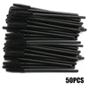 50/100-Pack Disposable Eyelash & Eyebrow Brushes - Soft Mascara Wands Spoolies for Lashes & Brows
