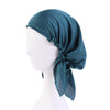 Satin Night Cap with Bow – Long-Tail Hair Bonnet & Chemo Headscarf Wrap for Women