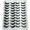 20 Pairs 3D Mink-Effect False Eyelashes Natural Long Full Strip Lashes (10–15 mm / 0.4–0.6 in) DIY Makeup Kit