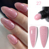 15ml (0.5 fl oz) Quick Extension Gel Nail Polish Nude Milk White Builder Hard Gel Varnish UV/LED