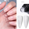 15ml (0.5 fl oz) Quick Extension Gel Nail Polish Nude Milk White Builder Hard Gel Varnish UV/LED