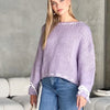 Women’s Lace-Up Knitted Pullover — Y2K Long-Sleeve Loose Sweater (Autumn/Winter)