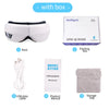 6D Smart Vibration Eye Massager — Airbag Compression Eye Mask with Bluetooth Music for Relaxation, Sleep & Eye Fatigue Relief