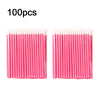 Disposable Lip Brush Applicators 50/100-Pack Silicone Spoolie and Eyeshadow Makeup Brushes