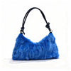 Real Mink Fur Shoulder Bag Luxury Women's Fur Crossbody Handbag