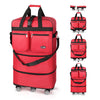 Foldable Rolling Travel Duffel – Expandable Luggage with Spinner Wheels and Telescopic Handle, Large Capacity – 30/36/40 in (76/91/102 cm)