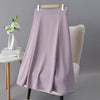 Plus Size Women's A-Line Skirt Summer Casual Mid-Calf Umbrella Skirt
