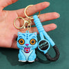K-Pop Demon Hunters Tiger PVC Keychain – Cute Harajuku Cartoon Key Ring for Fans & Kids, Halloween Gift