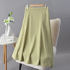 Plus Size Women's A-Line Skirt Summer Casual Mid-Calf Umbrella Skirt