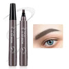 Waterproof Liquid Eyebrow Pen, Microblading Brow Pencil, Long-Lasting Black