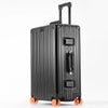 Aluminum-Magnesium Alloy Suitcase 20/24/29-Inch | 360° Spinner Wheels, TSA Lock & Leather Handle