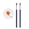 Ultrathin Eyebrow Makeup Brush - Precision Synthetic Hair Brow Brush with Wood Handle