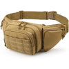Tactical Waist Pack Waterproof Multi-Functional Waist Bag for Hiking, Running & Cycling