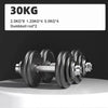 Adjustable Iron Dumbbells — 5–50 kg (11–110 lb) Each, Up to 100 kg Pair | Fast-Adjust Strength Training