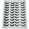 20 Pairs 3D Mink-Effect False Eyelashes Natural Long Full Strip Lashes (10–15 mm / 0.4–0.6 in) DIY Makeup Kit