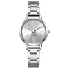 Luxury Women’s Gold Bracelet Quartz Watch – Simple Round Dial Stainless Steel Elegant Wristwatch