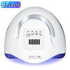 UV LED Nail Lamp 81-LED Nail Curing Lamp for Gel Polish Auto Sensor 4-Timer for Salon & Home