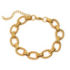 Chunky Toggle Link Bracelet for Women, Stainless Steel Gold and Silver Plated, Tarnish-Resistant