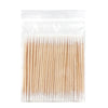 Disposable Ultra-Small Cotton Swabs 100/300 Pack Lint-Free Wood Micro Brushes for Eyelash Extensions & Glue Removal