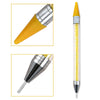 Dual-Ended Wax Rhinestone Picker Pen — Nail Art Dotting Tool for Crystals & Gems
