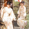 Ankle-Length Kimono Dress for Women – Traditional Japanese Yukata Cosplay Party Ethnic Streetwear