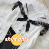 Kawaii Jirai Kei Lolita Y2K Peter Pan Collar Blouse Long Sleeve Cute Japanese-Style Aesthetic Top
