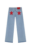 Y2K Star Graphic Baggy Jeans for Women – Harajuku Retro High-Street Wide-Leg