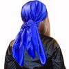 35.4 x 35.4 in (90 x 90 cm) Satin Square Scarf – Women's Polyester Hijab, Headscarf, Shawl & Bandanna