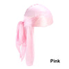 Satin Long Tail Durag Bandana Headwrap Pirate Hat Turban Doo Rag – Unisex One Size (56–58 cm)