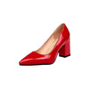 Women's Pointed Toe Platform Pumps – Korean Style Thin Heel Office Heels