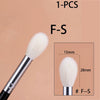100% Goat Hair Tapered Highlighter & Eyeshadow Crease Brush – Sculpting Contour Makeup Brush