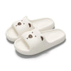 Pillow Rabbit Slippers for Women – Plush Bunny Slide House Slippers with Cushioned Thick EVA Sole
