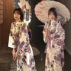 Ankle-Length Kimono Dress for Women – Traditional Japanese Yukata Cosplay Party Ethnic Streetwear