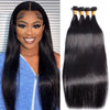 12A Grade 100% Human Hair Remy Bundles — 30-Inch Straight, 100g per Bundle, Natural Black (3–4 Bundles Full Head)