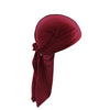 Unisex Velvet Longtail Pirate Hat Durag Bandana Headwrap - Breathable Soft Velvet - 46 x 105 cm (18.1 x 41.3 in) - 17 Colors