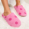 Women's Heart-Shaped Winter Slippers Soft Silent Sole Indoor Cozy House Shoes