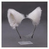 Lolita Plush Cat & Fox Ear Headband for Cosplay Anime Halloween Hair Hoop Headwear