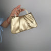 Pearl Handle Evening Clutch - Small Square PU Shoulder Messenger Bag for Women