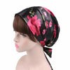 Satin Night Cap with Bow – Long-Tail Hair Bonnet & Chemo Headscarf Wrap for Women