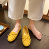 Women's Corduroy Slip-On Loafers - Casual Round-Toe Flats for Spring/Autumn (EU 34-45, Plus Sizes)