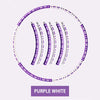 Adjustable 6-Section Weighted Foam Hula Hoop – 94 cm (37 in) Detachable Fitness Hoop for Waist Toning, Dance & Cardio