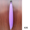 Purple Synthetic Ponytail Extension with Elastic Band – Long Straight Yaki Hairpiece for Braids & DIY Styles