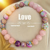 Attract Love Beaded Bracelet – Women's Imperial Jasper & Rose Quartz Gemstone Bracelet