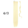 Wrap-Around Clip-In Ponytail Hair Extension 22-34 in (56-86 cm) Long Straight Heat-Resistant Synthetic Blonde Brown