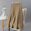 Plus Size Women's A-Line Skirt Summer Casual Mid-Calf Umbrella Skirt