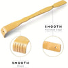 Bamboo Back Scratcher Stick with Massage Roller – Long Wooden Back Scratcher for Men & Women