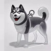 Dog Hair Storage Keychain Pendant Cute Resin Dog Fur Keeper Bag Charm for Car Keys, Couples & Gifts