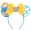 Disney Lilo & Stitch Mickey Mouse Ears Headband, Sequined 5-inch (12.7 cm) Bow Hairband for Women, Girls & Kids