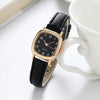 Women's Small 23mm Quartz Watch Leather Strap Arabic Numerals Fashion Wristwatch
